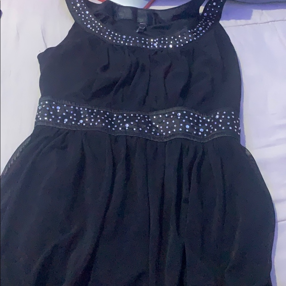 Casual black dress